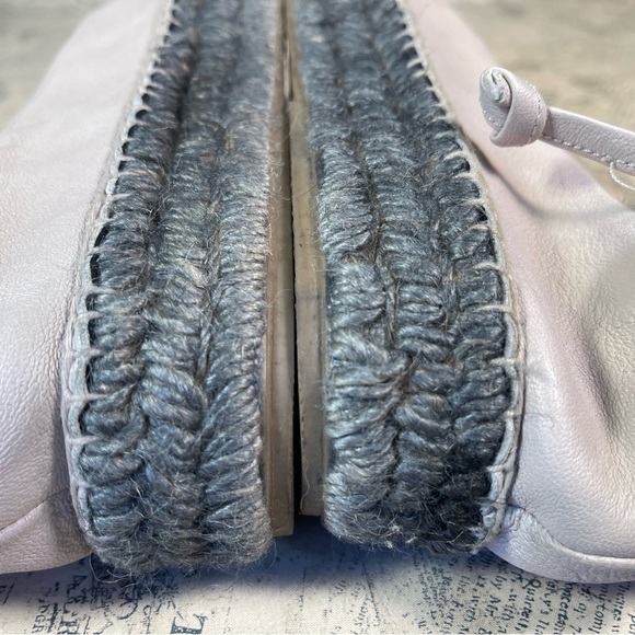 Zero + Maria Cornejo Zana Flatform Lace Up Ankle Espadrilles Flats - Picture 10 of 14